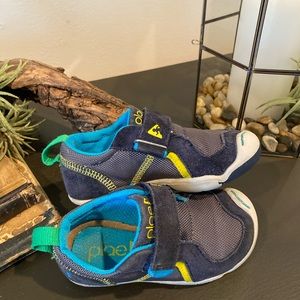 PLAE Ty 7.5 Toddler Boy shoes Navy & Gray